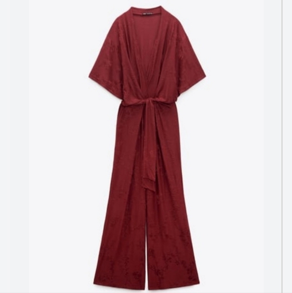 Zara scarlet dressy romper - Picture 1 of 12